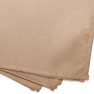 3 serviettes de table unies Essentiel - L 40 x l 40 cm - Beige