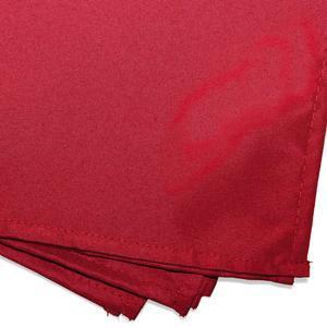 3 serviettes de table unies Essentiel - L 40 x l 40 cm - Rouge