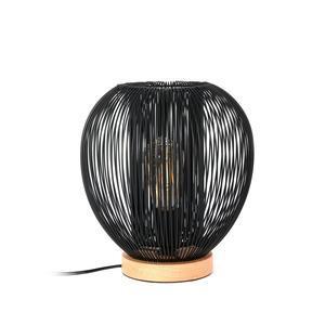 Lampe à poser boule filaire - Différents modèles - ø 27.5 x H 27.5 cm - Noir - HOME DECO FACTORY