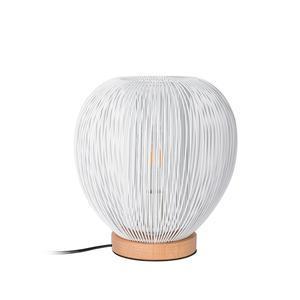 Lampe à poser boule filaire - Différents modèles - ø 27.5 x H 27.5 cm - Blanc - HOME DECO FACTORY