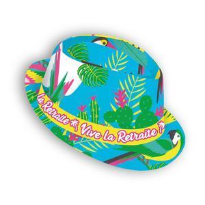 Chapeau de retraite - L 33 x H 11.5 cm - Multicolore