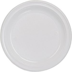 Assiettes plastique rondes diam 17 cm blanc x 50 pièces reuti