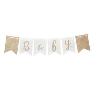 Guirlande Baby Shower - 16 x 24 cm - Bleu