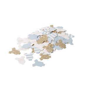 100 confetti Body de bébé - 10.5 x 1 x 12 cm - Bleu