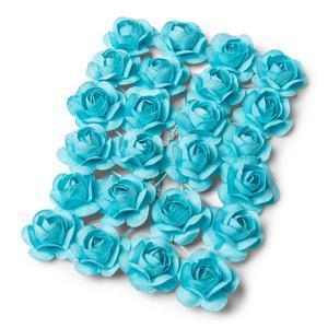 Roses turquoise 2.1 cm x 24
