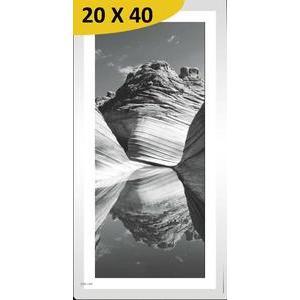 Tableau Grand Canyon - L 40 x l 20 cm - Noir, blanc - VUE SUR IMAGE