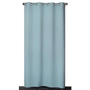 Rideau occultant uni - L 240 x l 140 cm - Différents modèles - Gris, bleu