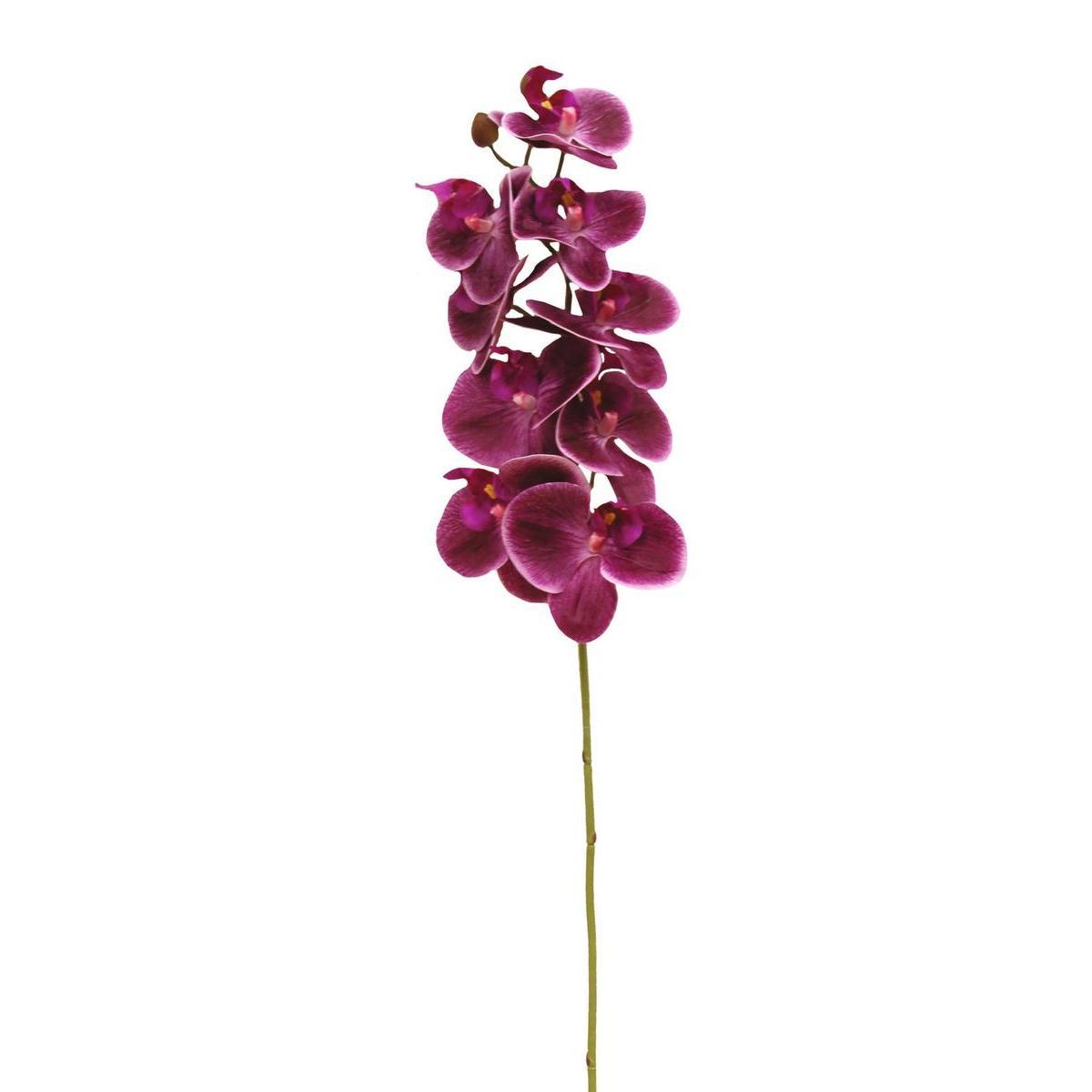 Tige d`Orchidée 9 fleurs - H 91 cm - Rose