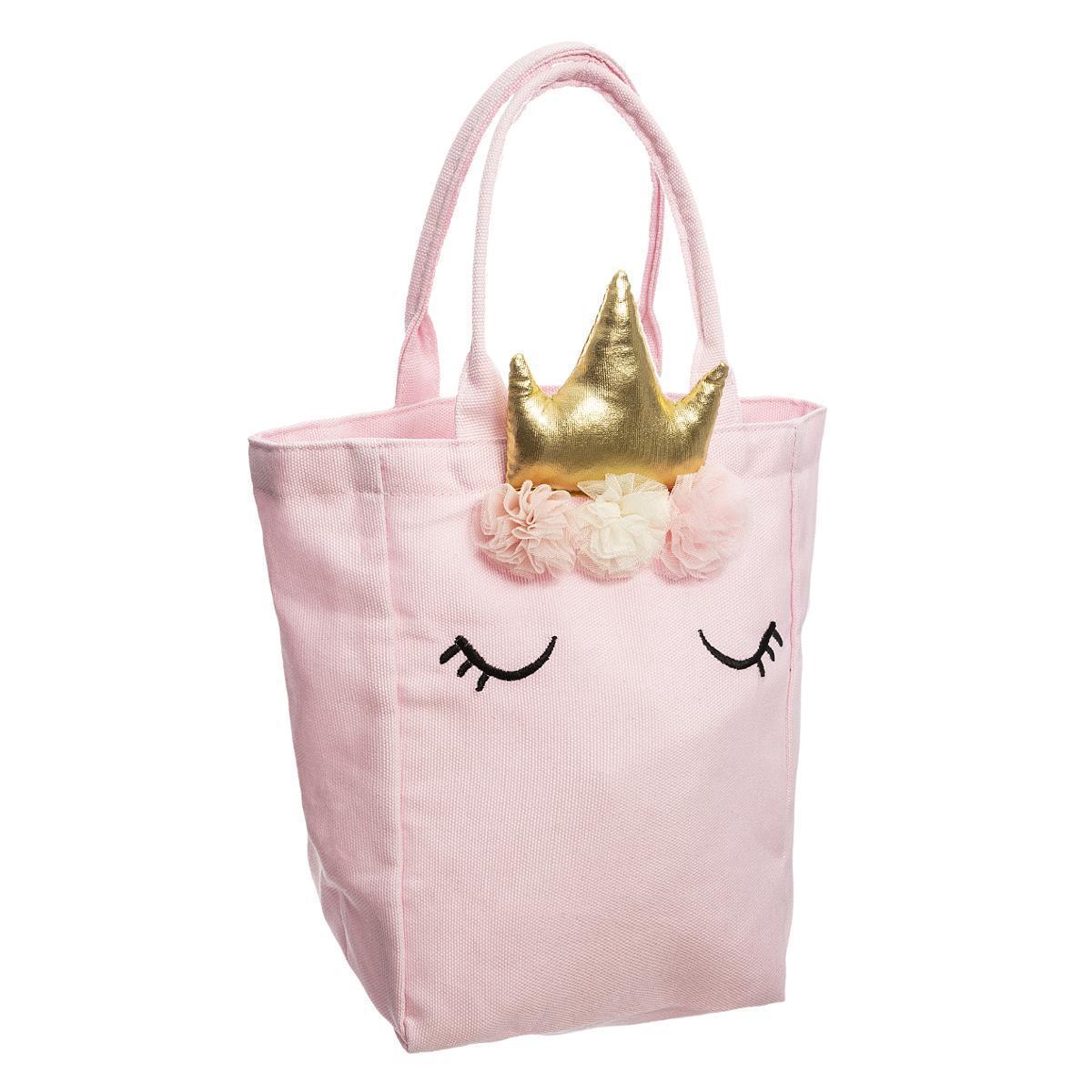 Sac tissu princesse couronne