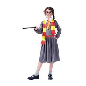 Costume de sorcière écolière - Taille enfant - L - L 48 x H 1.5 x l 30 cm - Multicolore - PTIT CLOWN
