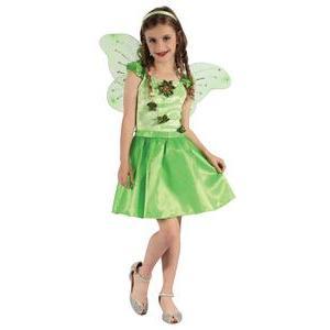 Costume de fée verte - Taille enfant (S) - L 40 x H 2 x l 30 cm - Vert - PTIT CLOWN