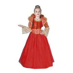 Costume Reine Rouge - Taille enfant (S) - L 48 x H 3 x l 44 cm - Rouge - PTIT CLOWN