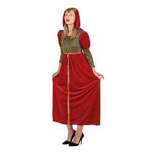 Costume de Juliette - Taille adulte (S/M) - L 53 x H 2 x l 43 cm - Rouge - PTIT CLOWN