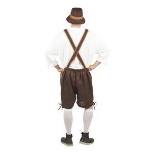 Costume Bavarois - Taille adulte - S/M - L 46.5 x H 3 x l 30 cm - Multicolore - PTIT CLOWN