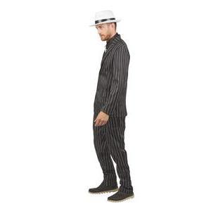 Costume de gangster - Taille adulte  - L 46.5 x H 2 x l 30 cm - Noir - PTIT CLOWN