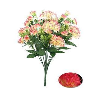 Bouquet Œillets & mini-Œillets - H 42 cm - Orange, Rose