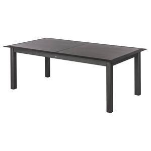 Table Allure - 216/316 x 115 x H 77 cm - Gris cendré, graphite - HESPERIDE
