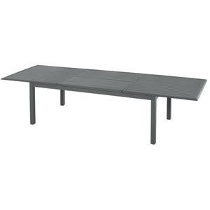 Table extensible Azua - 160/240 x 100 x H 75 cm - Gris ardoise - HESPERIDE