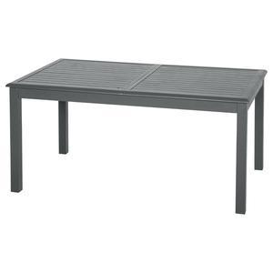 Table extensible Azua - 160/240 x 100 x H 75 cm - Gris ardoise - HESPERIDE
