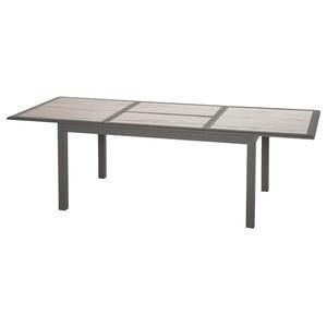 Table extensible Azua - 160/240 x 100 x H 75 cm - Marron - HESPERIDE