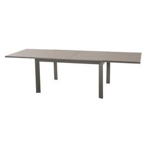Table Évasion - 140/280 x 109 x H 75 cm - Marron chêne, tonka - HESPERIDE