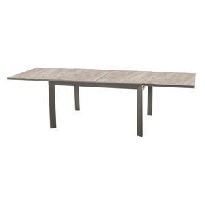 Table Évasion - 140/280 x 109 x H 75 cm - Gris, beige - HESPERIDE