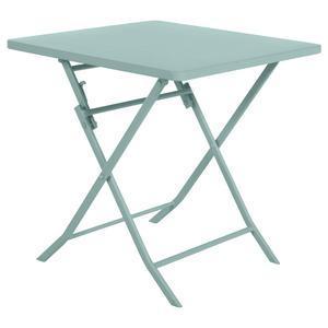 Table Greensboro carrée - 70 x 70 x H 71 cm - Vert céladon - HESPERIDE