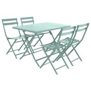 Table Greensboro rectangulaire - 110 x 70 x H 71 cm - Vert céladon - HESPERIDE