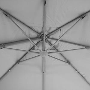 Parasol déporté Éléa - 4.2 x 3 x H 2.65 cm - Gris graphite - HESPERIDE