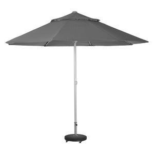 Parasol Easyo - ø 330 x H 270 cm - Gris ardoise  - HESPERIDE