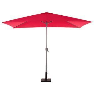 Parasol Fidji - 300 x 200 x H 250 cm - Rose marsala - HESPERIDE