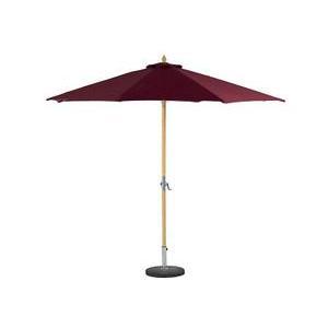 Parasol Tinaei - ø 3 x H 2.52 m - Rouge bordeaux - HESPERIDE