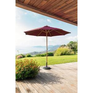 Parasol Tinaei - ø 3 x H 2.52 m - Rouge bordeaux - HESPERIDE