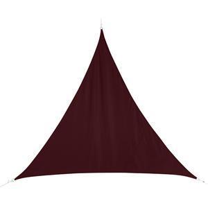 Voile d'ombrage Curacao - 3 x 3 x 3 m - Rouge bordeaux - HESPERIDE