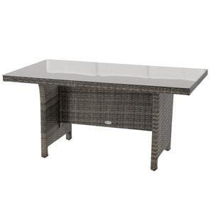 Table de repas Mayari Terre d'Ombre - L 144.5 x P 85 x H 69 cm - HESPERIDE