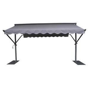 Store double-pente Portimao - L 4 x ø 3 x H 260 cm - Gris - HESPERIDE