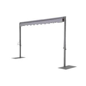 Store double-pente Portimao - L 4 x ø 3 x H 260 cm - Gris - HESPERIDE