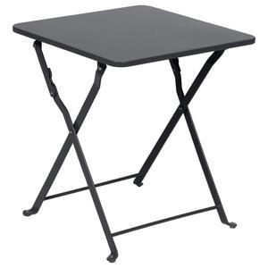 Table d'appoint Nindiri - L 40 x l 40 x H 45 cm - Gris graphite - HESPERIDE