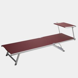 Transat pare-soleil Soledad - L 190 x l 60 x H 30 - Rouge bordeaux - HESPERIDE