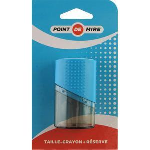 Taille-crayons avec reservoir ovale 2 usages grip