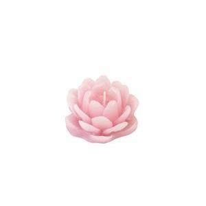 Bougie forme lotus - 7.5 x 3.5 x 7.5 cm - Rose