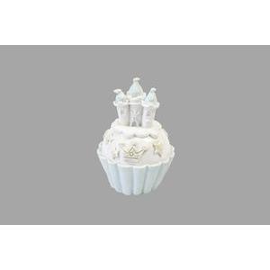 chateau sur cup cake bleu en resine