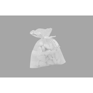 sachet mi organza mi fantaisie (x 5) article de deco blanc