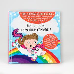 Livre personnalisé dont l'enfant est le héros Fille - 15 x 15 cm - Multicolore