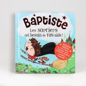 Livre personnalisé dont l'enfant est le héros Baptiste - 15 x 15 cm - Multicolore