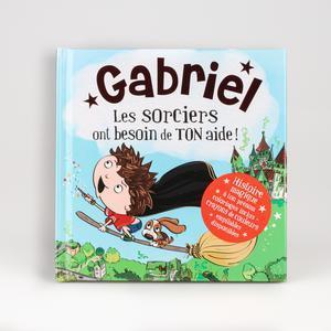 Livre personnalisé dont l'enfant est le héros Gabriel - 15 x 15 cm - Multicolore