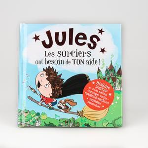 Livre personnalisé dont l'enfant est le héros Jules - 15 x 15 cm - Multicolore