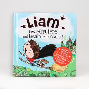 Livre personnalisé dont l'enfant est le héros Liam - 15 x 15 cm - Multicolore