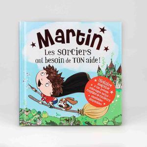 Livre personnalisé dont l'enfant est le héros Martin - 15 x 15 cm - Multicolore