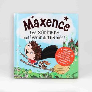 Livre personnalisé dont l'enfant est le héros Maxence - 15 x 15 cm - Multicolore